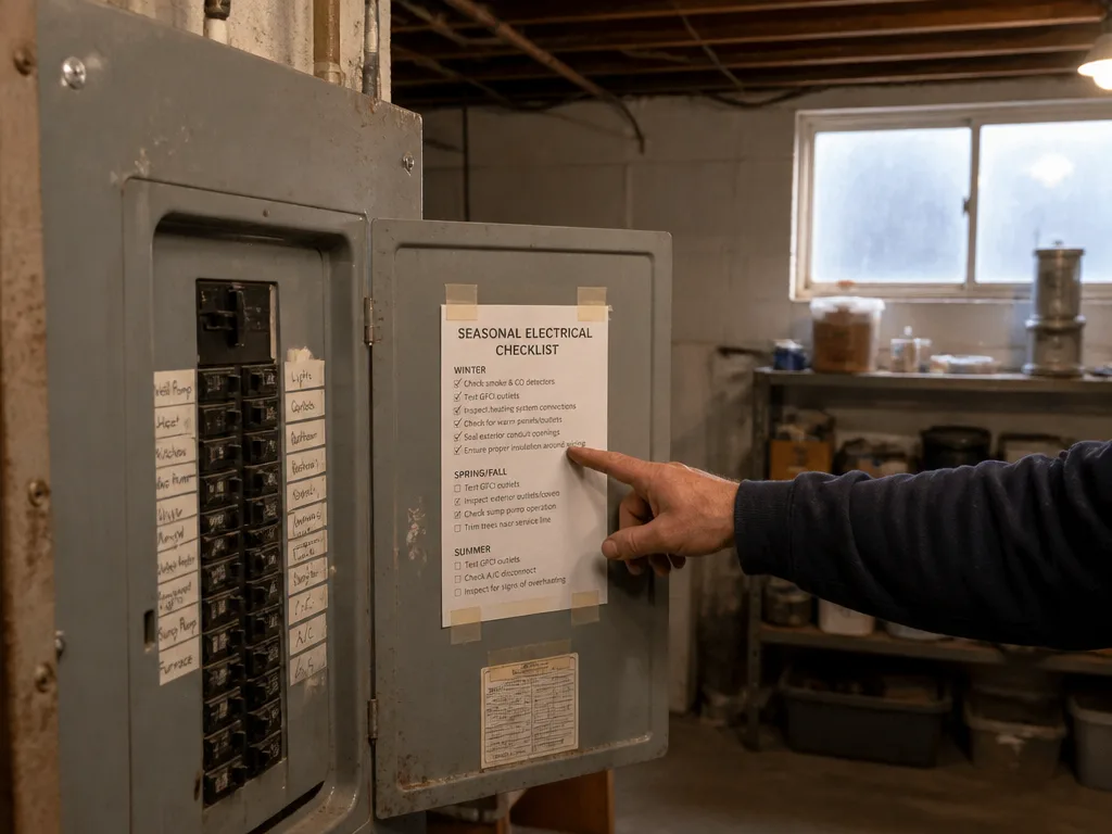 Seasonal electrical care for Wisconsin homes